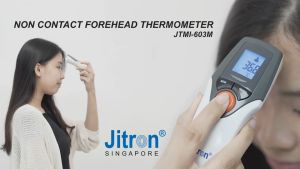 Jitron Forehead Thermometer JTMI-603M - Advanced Digital Thermometer for Office & Home - 2 Years Local (Singapore) Manufacturer Warranty - Medical Device Approved in Singapore