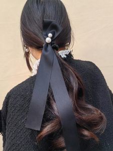 Elegant Butterfly Knot Hair Ties Womens Hair Accessories Fresh out Fashionable Korean Style Fabric Head Ropes for All Seasons