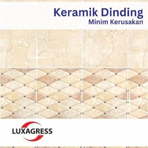 Luxagress Keramik Dinding Kw.1 Maison Beige 30x60 Cm