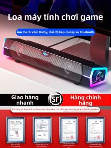 SENXUN | Wireless and Wired Desktop Speaker with Microphone
