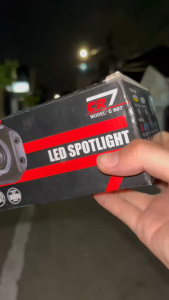 Lampu Utama Projie Laser Cut Off Untuk Headlamp Batok KLX CRF Original CR7 C607 Bahan Full Alumunium Waterproof