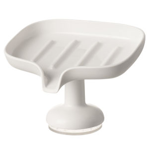 LANJIAOLUO | Soap Storage Tray with Suction Cup and Drainage