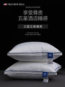 New Style White Goose Feather Pillow Backrest Non-allergic No Odor for Living Room Sofa Bedroom Home Decor Striped Pattern