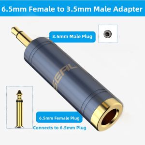 Choseal | Mono 6.5mm to 3.5mm Audio Adapter