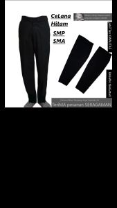 Celana Panjang Hitam Seragam: Pilihan Tepat untuk Dewasa & Siswa SMP-SMA