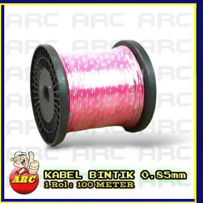 Kabel Body Bintik 0.85mm - Panjang 100meter