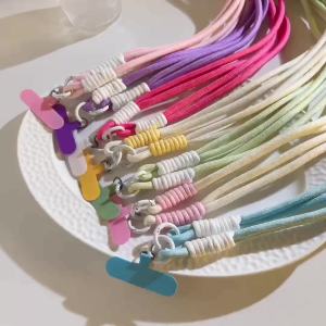 Universal phone case crossbody chain durable long strap woven strap crossbody hanging shoulder hanging neck phone chain