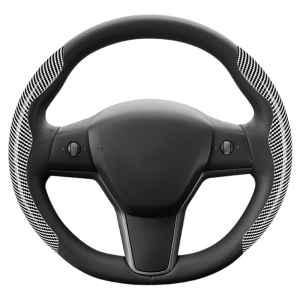CapitAuto | Carbon Fiber Textured Ultra-thin Anti-slip All-Season High-end Steering Wheel Cover