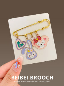 Cute Cartoon Stars Drew Loud Pin for Clothes Small Fixed Chest Button Versatile Accessory for Students and Women