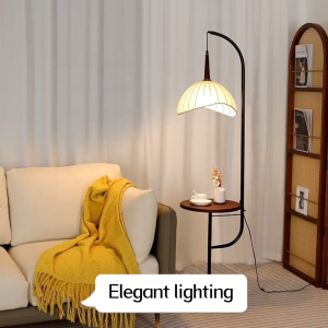 Dundun AC220V Vintage Floor Lamp Retro Living Room Sofa Side Coffee Table Lamp Dual-purpose Bedroom Bedside Smart Dimming Atmosphere Lamp