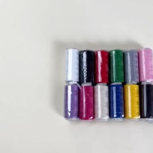 12-Color Embroidery Thread Set - Polyester Sewing Thread for DIY Hand/Machine Embroidery Quilting & Crafting