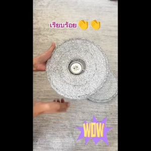 SJEASYMOP ชุดด้ามไม้ม็อบถูพื้นแบบแยกน้ำพร้อมผ้าม็อบ 1 ผืน