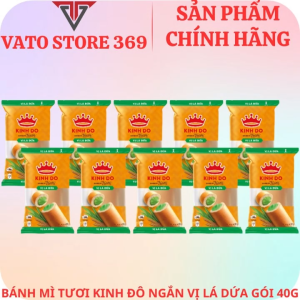 Bánh mì tươi KINH ĐÔ ổ ngắn vị lá dứa gói 40g