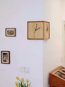 YANPU | Vintage High-End Style Wooden Double-Faced Silent Wall Clock