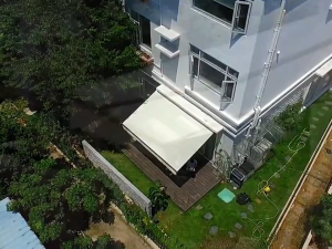Foldable and adjustable awning retractable awning thickened and thickened rotating aluminum alloy bracket Awning Roof For Outdoorrainproof and sunproof