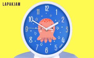 Jam Dinding Analog Dekorasi Rumah Anak Anak Murah Besar Alari AL1919 Elephant Modern BestSeller