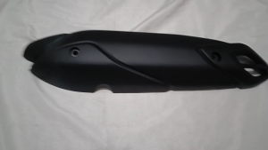 LEGITMOTO Genuine Muffler Cover for Yamaha NMAX V2/V3 | Black Exhaust Heat Guard (Compatible with Aerox V2)