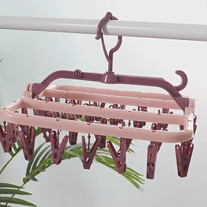 Household Laundry Hanger Windproof Clothes Socks Bra Hanger Drying Hanger Drying Rack 衣架