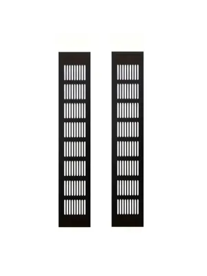 2Pcs Aluminum Alloy Cabinet Air Vent CoversLouvered Ventilator Grille CoverWardrobes Mesh Hole CoverCupboard Perforated Sheet