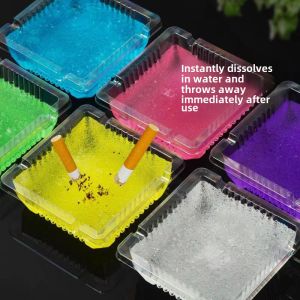 Disposable Ashtray Water Soluble Sand to Extinguish Cigarettes For Home Living Room Office Ashtray
