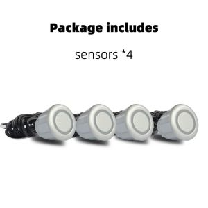 4PCS Parking Sensors Reverse Backup Radar System Choose From 22mm Ultrasonic Red Black White Silver Gray Gold and More!