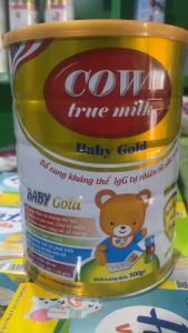 COW TRUE MILK-BABY GOLD-900gram ( Bổ sung kháng thể IgG tự nhiên từ sữa non)