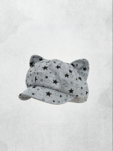 Cat Ears Octagonal Beret Hat Cute and Face Slimming Sun Protection