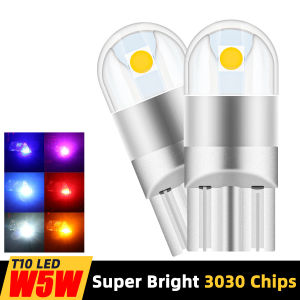 KEVANLY | 8PCS T10 194 W5W Led Bulbs 2SMD 3030 Chips Reading Dome Lights Auto Signal Parking Light License Plate Light Bulb Blue White Red