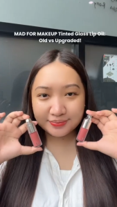 MAD FOR MAKEUP Tinted Glass H2Oil Glass Finish Oil Comfort - Lip Oil Pigmented Glossy