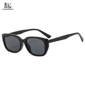 แว่นกันแดดโพลาไรซ์สำหรับผู้หญิง LouisWill ขนาดเล็กแฟชั่นแว่นกันแดดกรอบสี่เหลี่ยม UV400แว่นตากันแดดวิสัยทัศน์ชัดเจนแว่นเดินทางวิ่งช้อปปิ้งขี่จักรยานสำหรับผู้หญิง