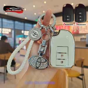 เคสกุญแจรถยนต์ยาริสวีออสโตโยต้าที่หุ้มกุญแจ Ativ รถยนต์ Toyota YARIS ขอบเงินสำหรับโตโยต้าพวงกุญแจสำหรับเคสกุญแจ