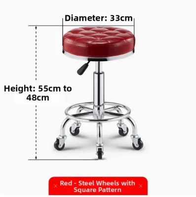 Modern Minimalist Rotating Height Adjustable Bar Chair Home Use Backrest Bar Chair High Stool Front Desk Cashier Chair