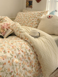 Kiss Dear | Floral Design Cotton Bedding Set