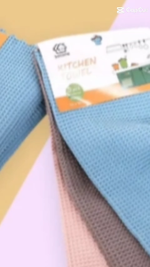 Socone 3in1 Set Dish Towel 30 x 30cm RANDOMLY COMBINATION COLOR