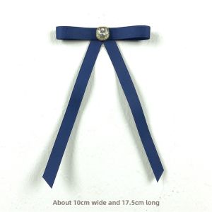 Sweet Cute Preppy Style Pin Bow Tie Bow Tie Female Black Small Bowknot Shirt with Ribbon Collar Chest Decoration