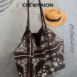 Túi Tote Dung Tích Lớn in Hoa Phong Cách Thường Ngày Cho Nữ Túi Xách Đi Làm Túi Tote Dây Đơn Chất Liệu Nylon Túi Tote Dây Đơn