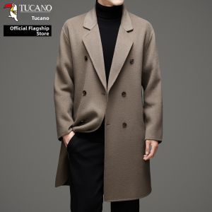 TUCANO | Detachable Lining Slim Wool Coat