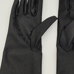 Fashion Long Satin Gloves Satin Opera Evening Party Prom Costume Glove Black White Pink Gray Beige Red New Hot Sale