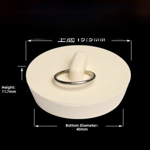 Bathroom Drain Plug Anti-Clogging Sink Trap Toilet Overflows Prevent Odor Bath Tub Plug Kitchen Sink Drain Cover Waterproof