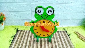 Jam Kayu Burung Hantu Lucu Permainan Edukatif TK/PAUD