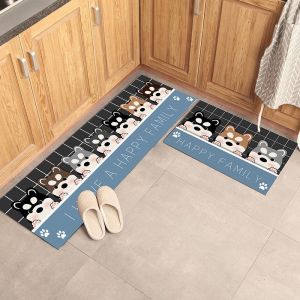 H952 (2 IN 1) Keset Kaki Karakter Panjang 120x40cm & Pendek 40x60cm / Keset Dapur / Keset Motif Kartun