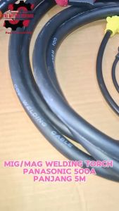 Tipe Panasonic 500A Mig/mag Stang Las weldingTorch CO CO2 5meter