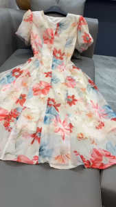 Đầm Váy Maxi Hoa Pastel Dáng Xòe Tôn Dáng Thanh Lịch Đi Biển Du Lịch Cho Nữ Nga Xinh Store