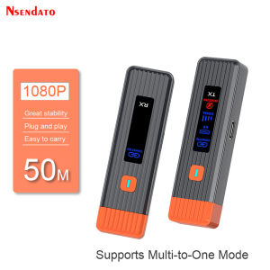 HDMI Extender Wireless Transmitter Receiver Kit 50M 1080P HDMI Video TV Stick Dongle Adapter for PC Camera Laptop To Projector