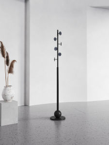 Space-Saving Floor-Mounted Clothes Hanger Rack Modern Minimalist Design for Bedroom And Living Room Metal Clothes Stand