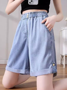 French Style Loose Wide-leg Shorts