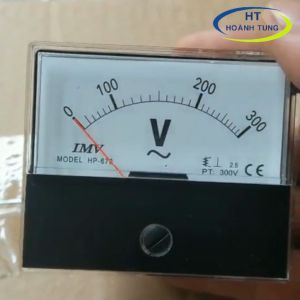 Đồng hồ HP-670 size 60x70 đo điện áp dòng điện trực tiếp gián tiếp tiêu chuẩn Đài Loan lắp trên tủ điện máy ổn áp