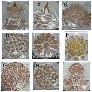 kolam or rangoli  mats.. home decor products... ready stock