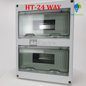 Tủ điện phân phối chống nước HT-24 WAY chuẩn IP65 (HT Series) - Waterproof Power Distribution Boxes HT-24 WAY IP65 (M2)