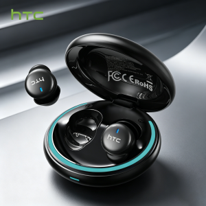 HTC NE92 Sleeping Mini Bluetooth Earphones TWS Wireless Headphones With Mic Noise Reduction Soft In-Ear Earbuds